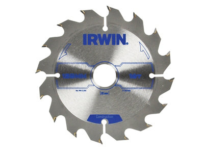 Irwin 1897086 Construction Circular Saw Blade 125 x 20mm x 16T ATB IRW1897086