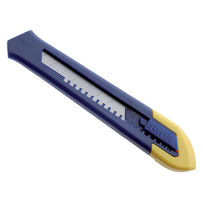 IRWIN 18mm Snap-Off Tool with Slider for Precision Cutting