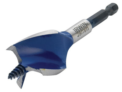 Irwin 1921996 Blue Groove 6X Stubby Wood Bit 28 x 100mm IRW1921996