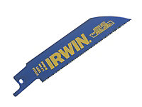 Irwin 418R Sabre Saw Blade for Metal Cutting 100mm Pack of 5 IRW10504148