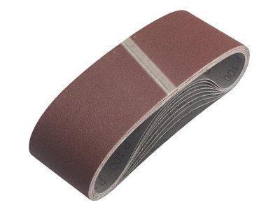 IRWIN 9-Piece Sanding Belt Set for Wood and Metal - 75 x 533mm