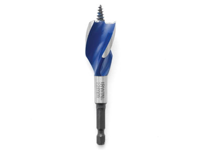 IRWIN Blue Groove 6X Stubby Wood Drill Bit - 22mm x 100mm