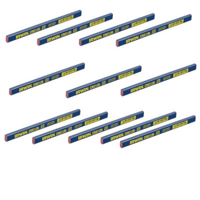 Irwin Carpenter's Pencils Strait-Line Medium Hardness Pack of 10 STL66300 T66300 Price Comparisons | Compare The Build