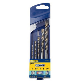 Irwin Cordless 5 Piece Multi Drill Bit Set IRW10501939 10501939 5mm - 10mm