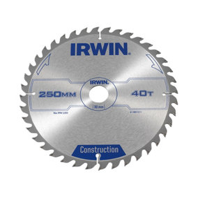 IRWIN - General Purpose Table & Mitre Saw Blade 250 x 30mm x 40T ATB
