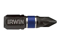 IRWIN� - Impact Pro Performance Screwdriver Bits PZ1 25mm (Pack 2)