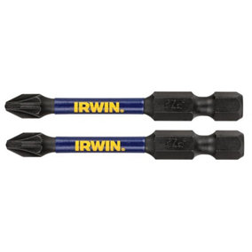 IRWIN� - Impact Pro Performance Screwdriver Bits PZ1 57mm (Pack 2)