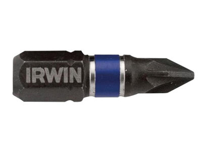 IRWIN� - Impact Pro Performance Screwdriver Bits PZ3 25mm (Pack 2)