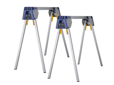 IRWIN IRST83474-1 All Metal Sawhorses Twin Pack IRW183474