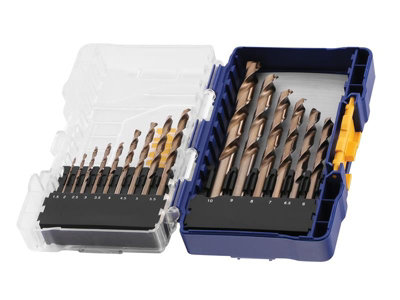 Irwin IW3036501 HSS Cobalt Drill Bit Set 15 Piece IRWIW3036501