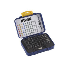 Irwin IW6062527 Colour Coded Screwdriver Bit Set 61 Piece IRWIW6062527