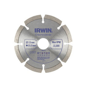 Irwin IW8087103 Segmented Diamond Saw Blade 115 x 22.23mm IRWIW8087103