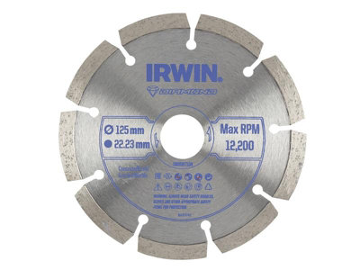 Irwin IW8087104 Segmented Diamond Saw Blade 125 x 22.23mm IRWIW8087104