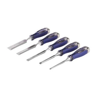 Irwin Marples Bevel Edge Chisel (Pack of 5) Steel/Blue (One Size)