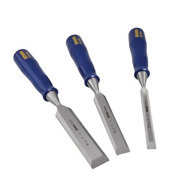 Irwin Marples M444 Blue Chip Bevel Edge Chisel Multi Colour (Set, 3 Piece)
