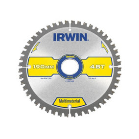 IRWIN - Multi Material Circular Saw Blade 190 x 30mm x 48T TCG