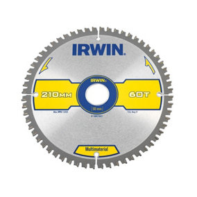 IRWIN - Multi Material Circular Saw Blade 210 x 30mm x 60T TCG