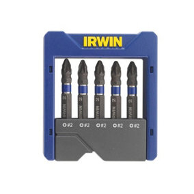 IRWIN - Pozidriv Impact Screwdriver Pocket Bit Set, 5 Piece
