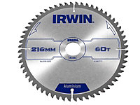 IRWIN - Professional Aluminium Circular Saw Blade 216 x 30mm x 60T TCG