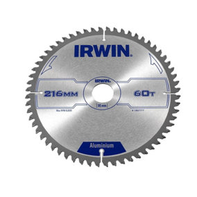 IRWIN - Professional Aluminium Circular Saw Blade 216 x 30mm x 60T TCG