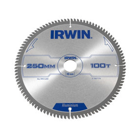 Irwin Professional Aluminium Circular Saw Blade 250 x 30mm x 100T TCG IRW1907779