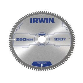 IRWIN - Professional Aluminium Circular Saw Blade 250 x 30mm x 100T TCG