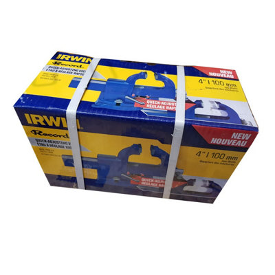 Irwin Record Quick Release 4" Vice and Anvil S.G Ductile Iron Swivel Base RECQA4