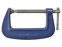 Irwin Record T119/4 119 Medium-Duty Forged G-Clamp 100mm 4in REC1194