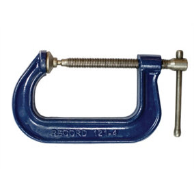 Irwin Record T121/4 121 Extra Heavy-Duty Forged G-Clamp 100mm 4in REC1214