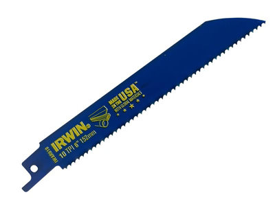 Irwin Sabre Saw Blade 610R 150mm Metal & Wood Cutting Pack of 5 IRW10504151