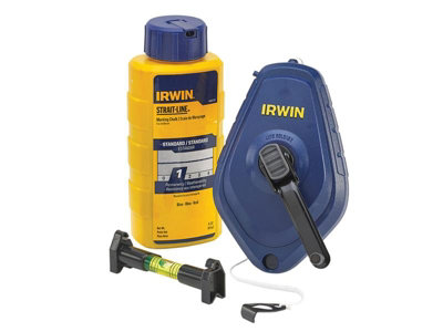 Irwin STRAIT-LINE 64494LP Chalk Line Chalk & Level Set STL64494LP