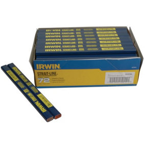 IRWIN STRAIT-LINE - Carpenter's Pencils (Box 72)