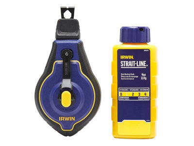 Irwin STRAIT-LINE - Chalk Line, Chalk & Level Set