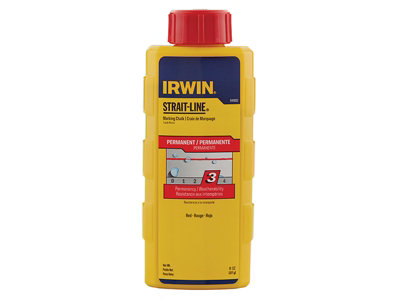 Irwin STRAIT-LINE T64902 Chalk Refill Red 227g 8oz STL64902