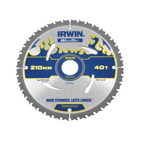 IRWIN - Weldtec Circular Saw Blade 210 x 30mm x 40T ATB