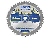 IRWIN - Weldtec Cordless Circular Saw Blade 136 x 10mm x 24T ATB
