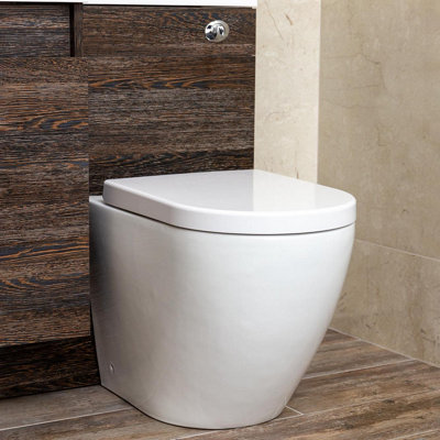 Isaac Back to Wall Toilet with Soft Closing Seat