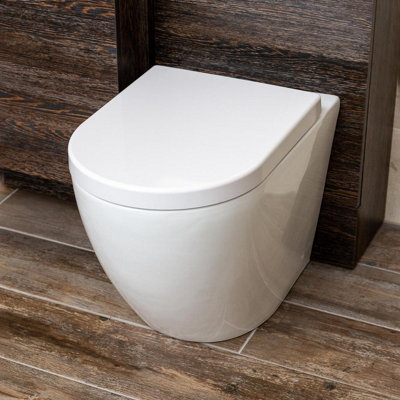 Isaac Back to Wall Toilet with Soft Closing Seat - 3