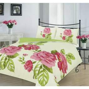 ISABELLA Printed Floral Duvet Cover Quilt cover Bedding Set with Pillow Case