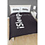 ISleep Reversible Duvet Cover Bedding Set Black/White (Single Bed)