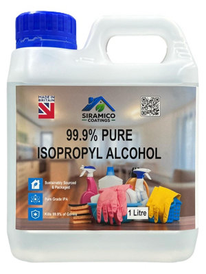 Isopropyl 99.9% Pure Lab Grade IPA, 1 Litre, for Cleaning and ...