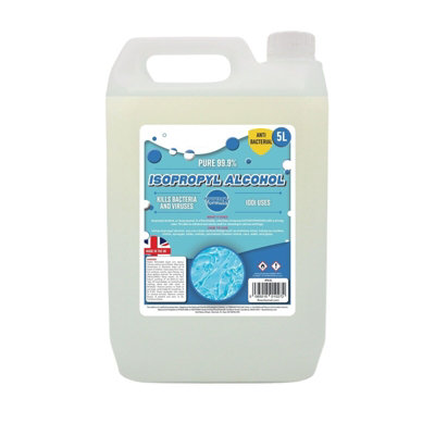 Isopropyl IPA 99.9% Lab Grade Propan-2-OL Isopropanol Rubbing Pure 5L