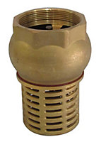 Itap 1 1/2 Inch Check Foot Valve Female Suction Non Return Valve For Pumps Brass