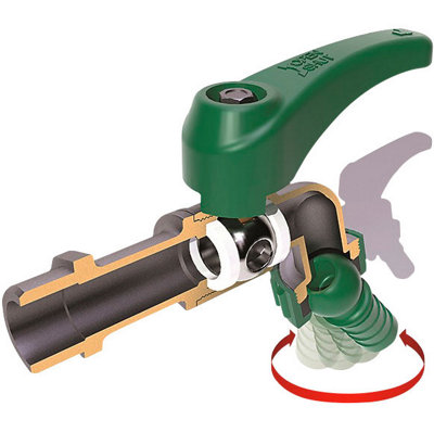Itap 1/2 Inch Outdoor Garden Outside BiB Hose Tap Valve  Swivel Rotatable