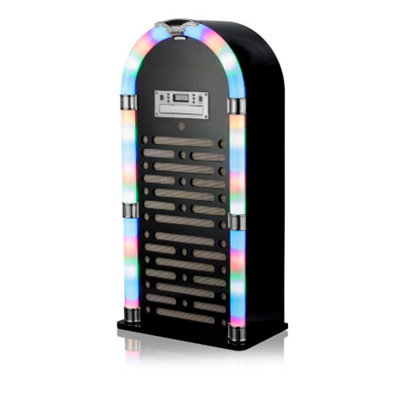 iTek Bluetooth Jukebox with CD Player and FM Radio Gloss Black