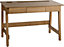 Ithaca Desk in Riviera Oak effect with stationery drawer