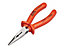 ITL Insulated UKC-00051 Insulated Snipe Nose Pliers 150mm ITL00051