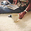 Ivory/Cream Plain Modern , Plain , Shaggy Anti-slip Rug Easy to clean Dining Room-67cm X 200cm