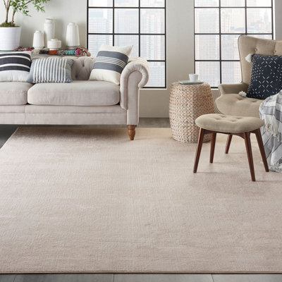 Ivory Grey Abstract Modern Easy to clean Rug for Dining Room Bed