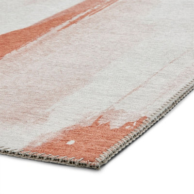 Ivory Luxurious Modern Abstract Easy to Clean Bedroom & Living Room Rug -150cm X 230cm - 3
